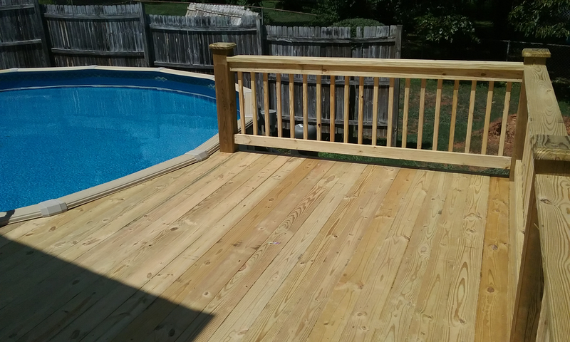 Pool Deck near Chattanooga Tennessee